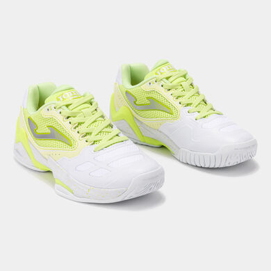 Scarpe Set Lady 26 superficie dura donna bianco giallo