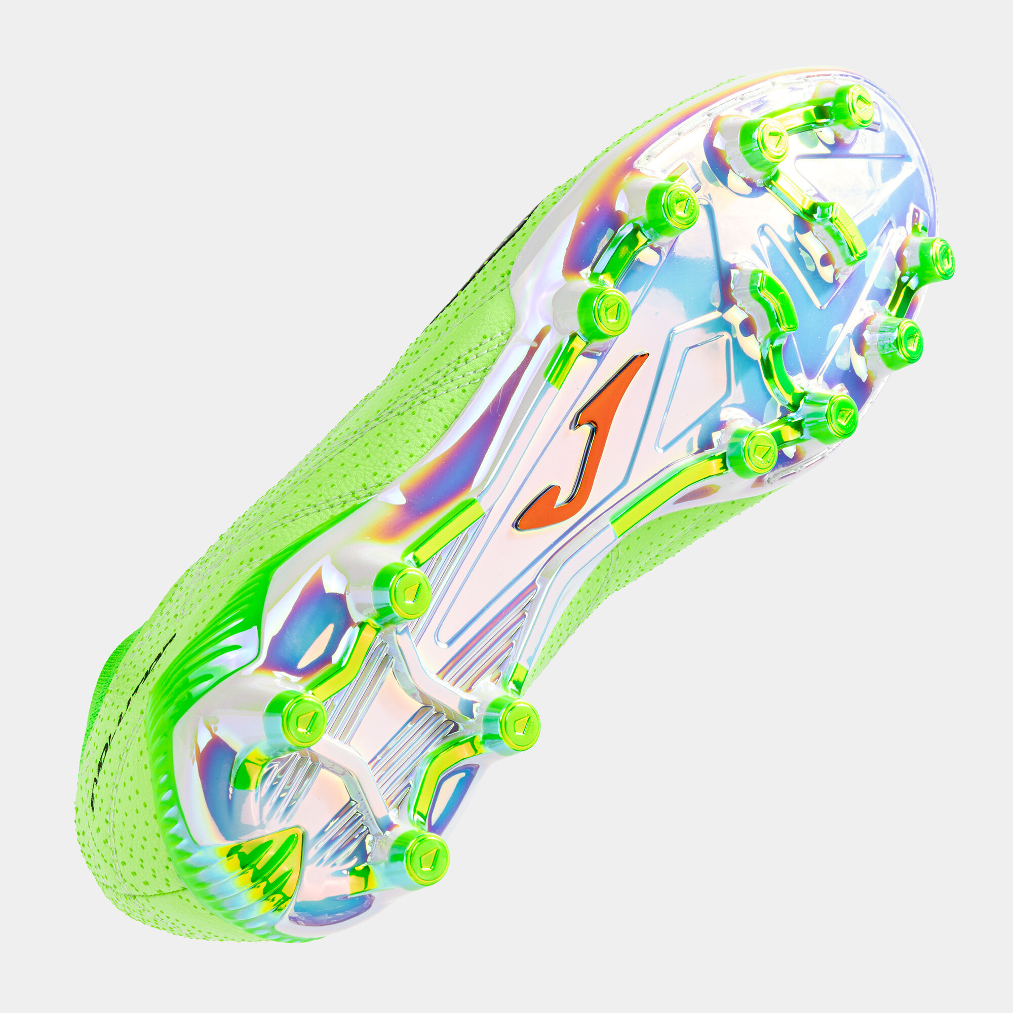 Football boots Evolution Top 25 firm ground FG fluorescent green