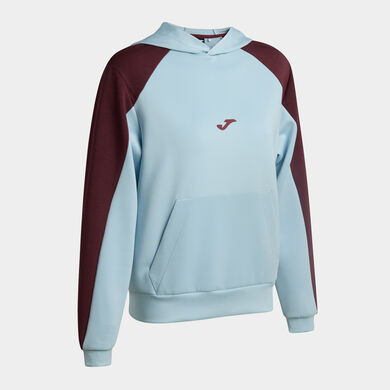 Hooded sweater woman Challenge sky blue