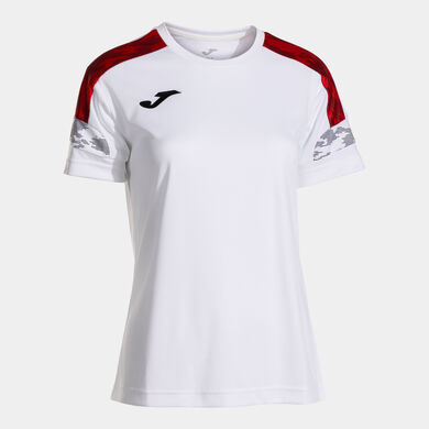 Camiseta manga corta mujer Championship VIII blanco rojo