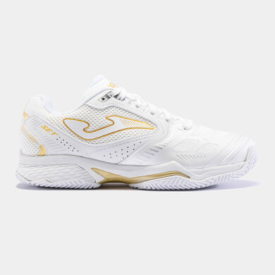 Zapatillas T.Set Lady 22 clay mujer blanco oro