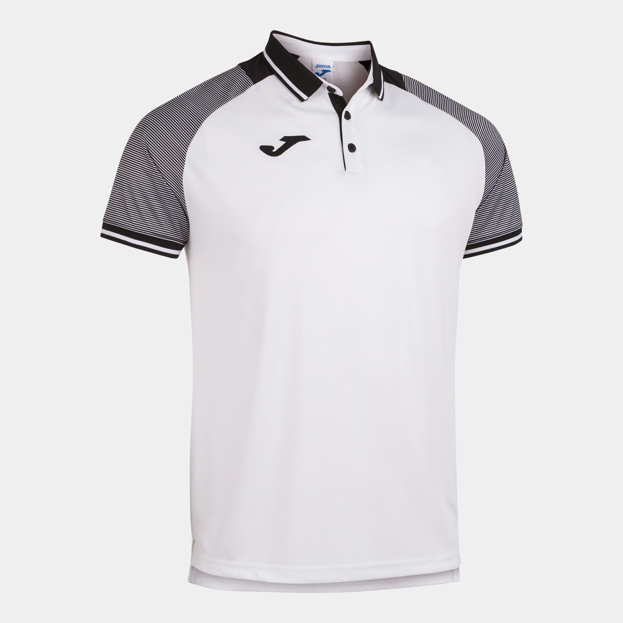 Polo shirt short-sleeve man Essential II white black