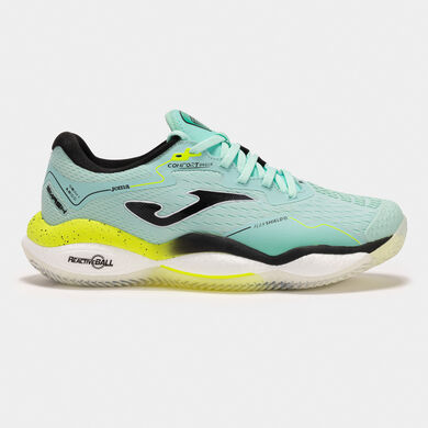 Zapatillas Smash 25 clay hombre turquesa