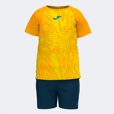 Ensemble junior Kids Camp or bleu marine