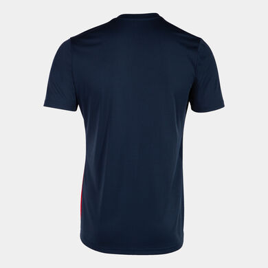 Camiseta manga corta hombre City II marino rojo