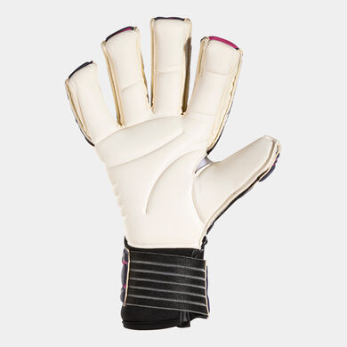 Guantes portero fútbol Brave blanco coral flúor