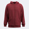 Hooded jacket man Urban Street dark red
