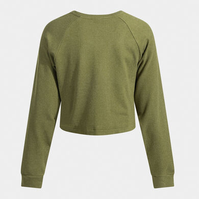 Sweatshirt woman Mimetic green