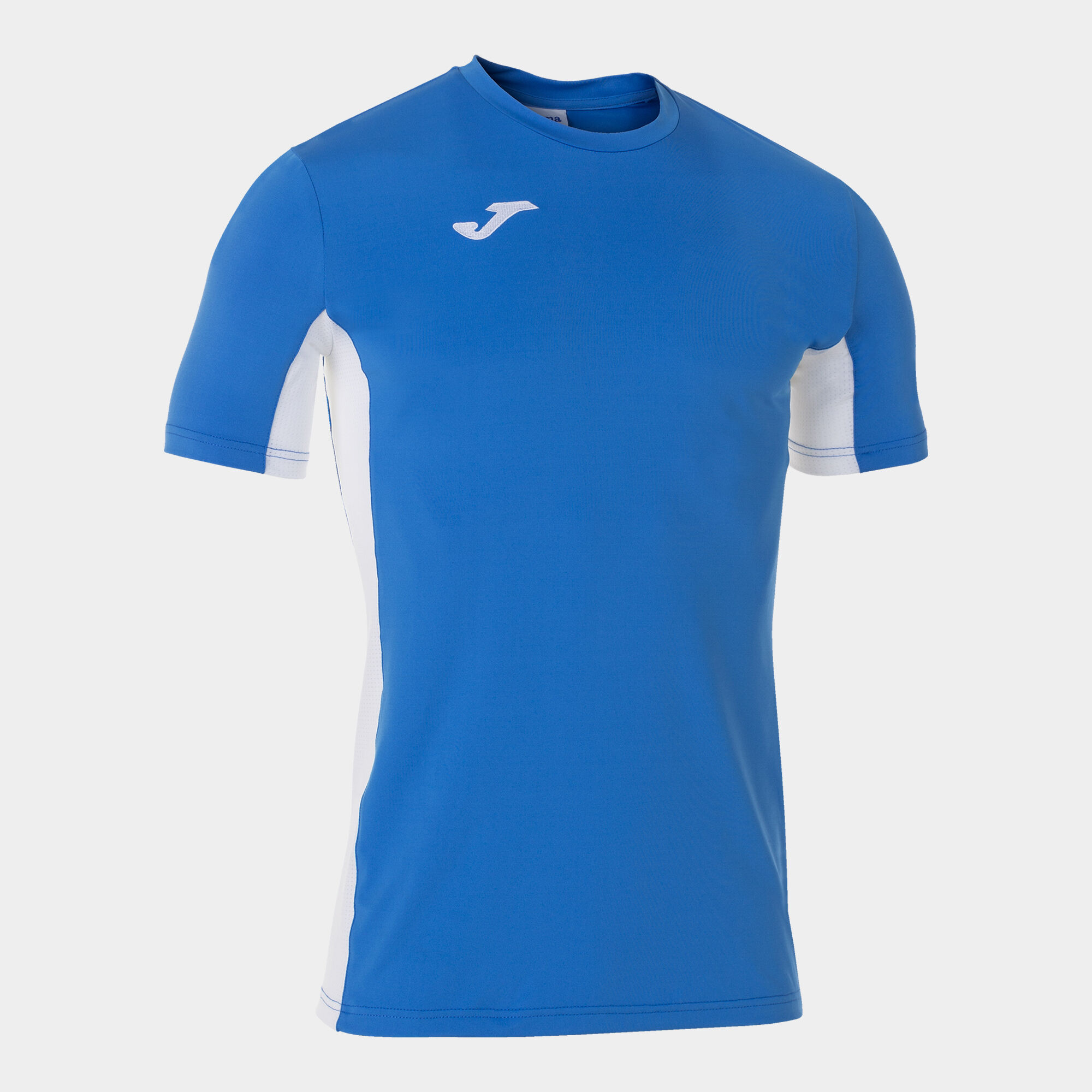T-shirt manga curta homem Superliga azul royal branco