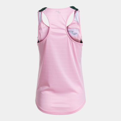Koszulka bez rękaw&oacute;w kobiety Montreal r&oacute;zowy zielony