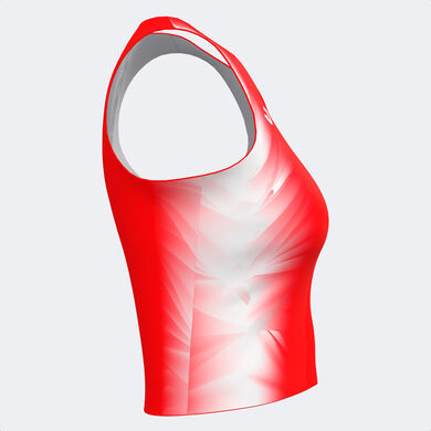 Top mujer Elite XI rojo blanco