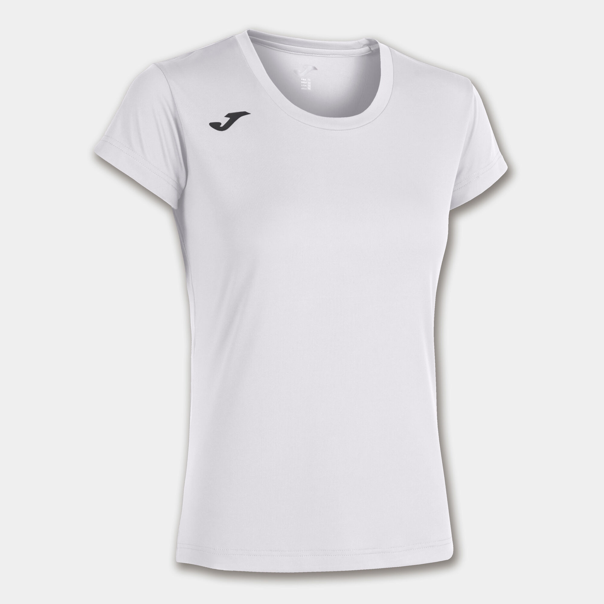 T-shirt manga curta mulher Record II branco