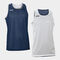Canotta unisex Aro blu navy bianco