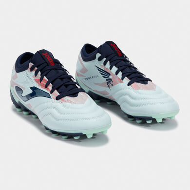 Football boots Powerful 25 artificial grass blue navy blue