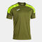 Tricou cu m&acirc;necă scurtă bărbaȚi Championship VIII verde galben fosforescent
