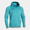 Hooded sweater man Combi Premium fluorescent turquoise dark navy