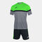Set uomo Danubio grigio melange verde fluorescente