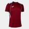 Shirt short sleeve man Championship VII burgundy sky blue