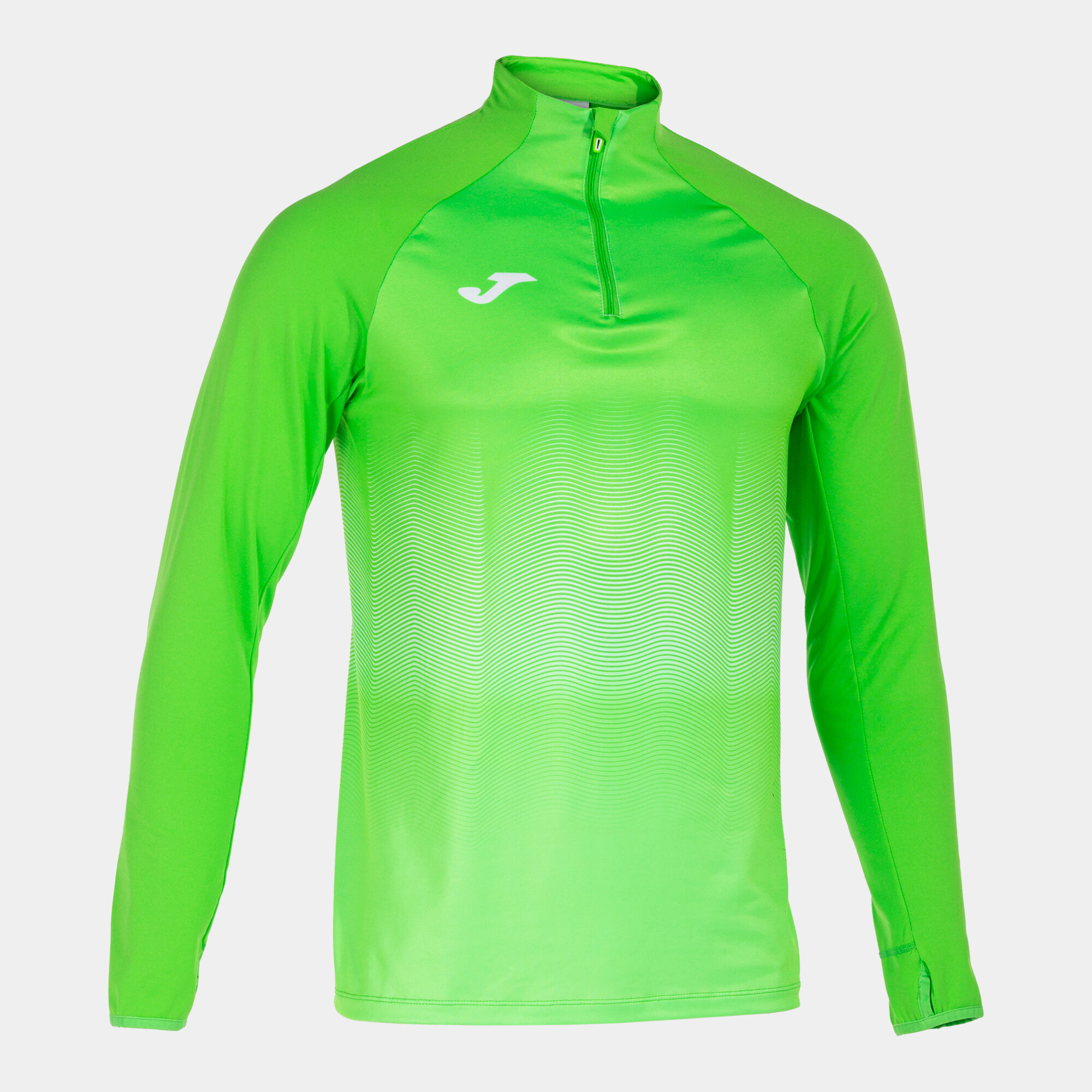 Sweat-shirt homme Elite VII vert fluo blanc