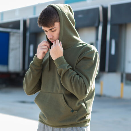 Sudadera Oversized Fit - Verde caqui - Men