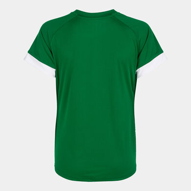 Camiseta manga corta mujer Supernova III verde blanco