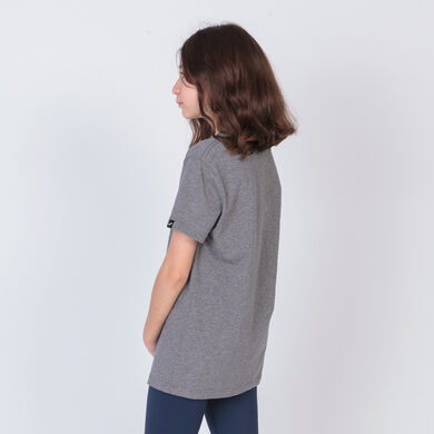 Kurzarmshirt frau Desert melange-grau