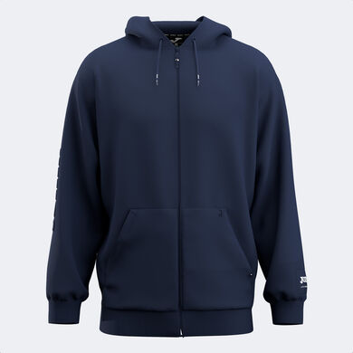 Giacca con cappuccio uomo Urban Street blu navy
