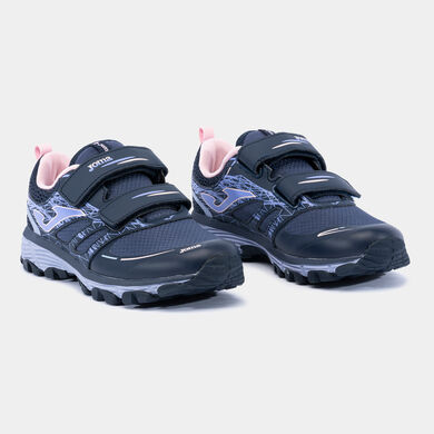 Pantofi sport trail Sima Jr 23 junior bleumarin roz