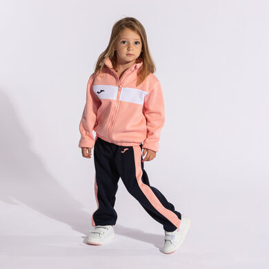 Tracksuit junior Stripe pink navy blue