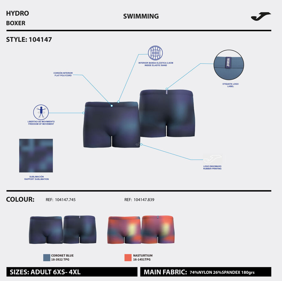 BOXER DE BAÑO HYDRO