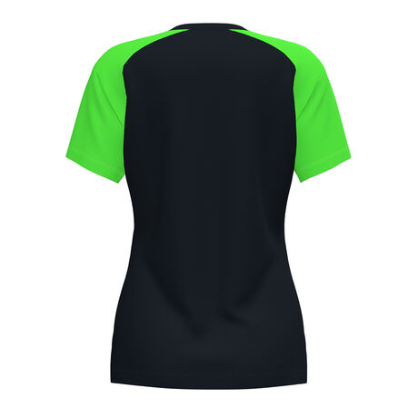 Shirt short sleeve woman Academy IV black fluorescent green JOMA®