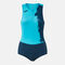 Body kobiety Picasho fluorescencyjny turkusowy ciemny granatowy