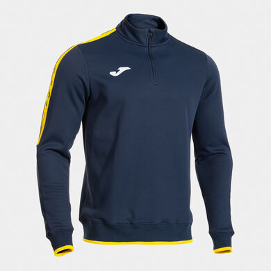 Sudadera hombre Olimpiada marino amarillo