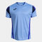 Shirt short sleeve man Montreal sky blue dark navy