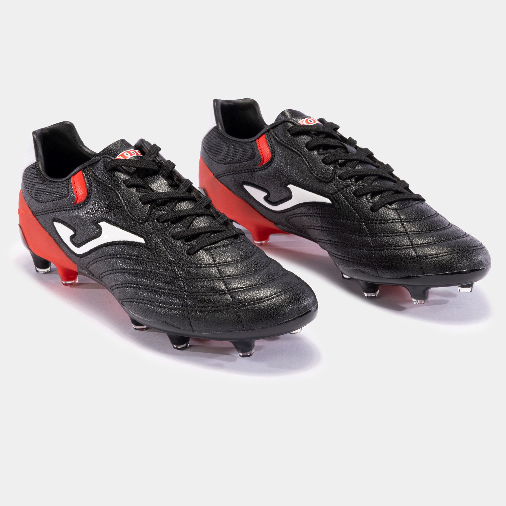 Football boots Aguila Cup 23 firm ground FG black red