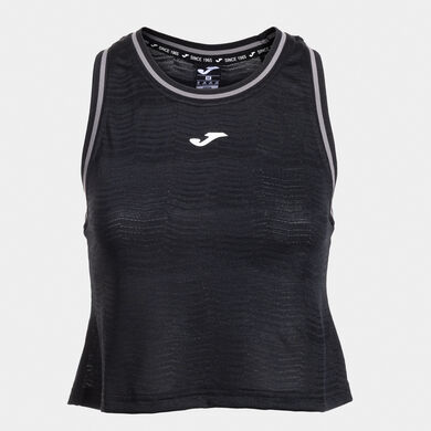 Koszulka na ramiączkach kobiety Smash czarny