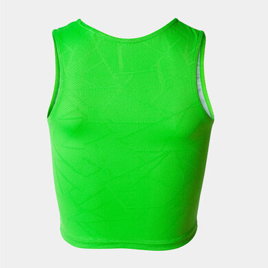 Top donna Elite IX verde fluorescente
