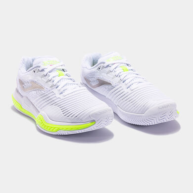 Sapatilhas T.Point Lady 23 pista dura mulher branco verde