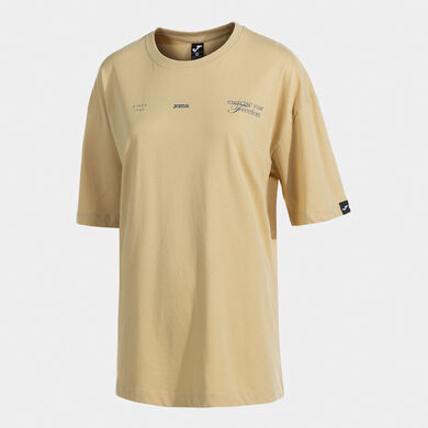 Shirt short sleeve woman Mimetic brown