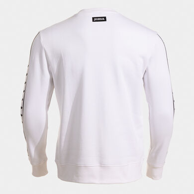 Sweat-shirt homme Icono Street blanc noir