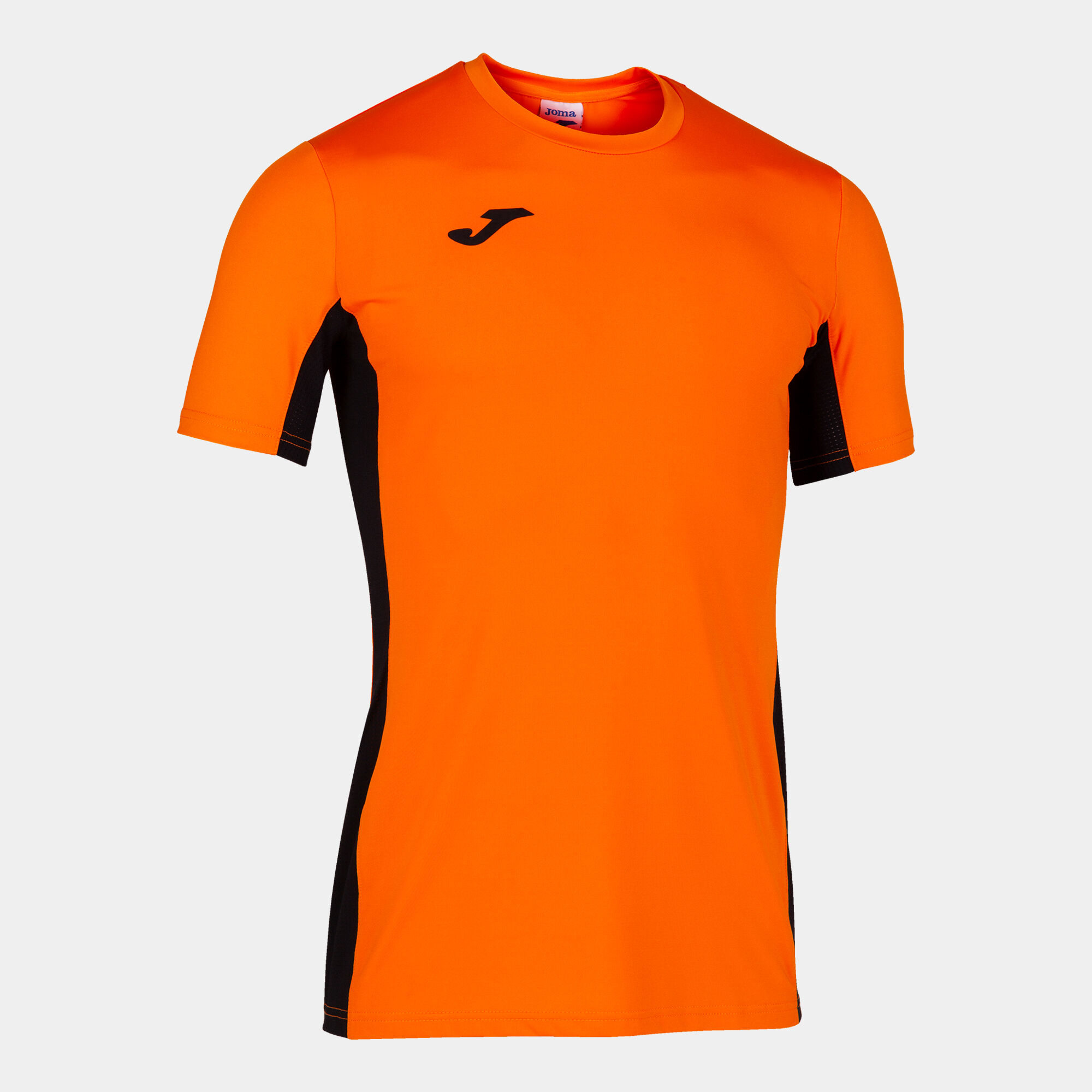 T-shirt manga curta homem Superliga laranja preto
