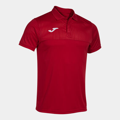 Polo manches courtes homme Montreal rouge