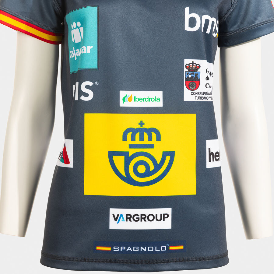 CAMISETA MANGA CORTA MUJER COMP. OFI. FED. BALONMANO ESPA&Ntilde;A