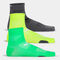Calcetines unisex Running Night verde flúor gris