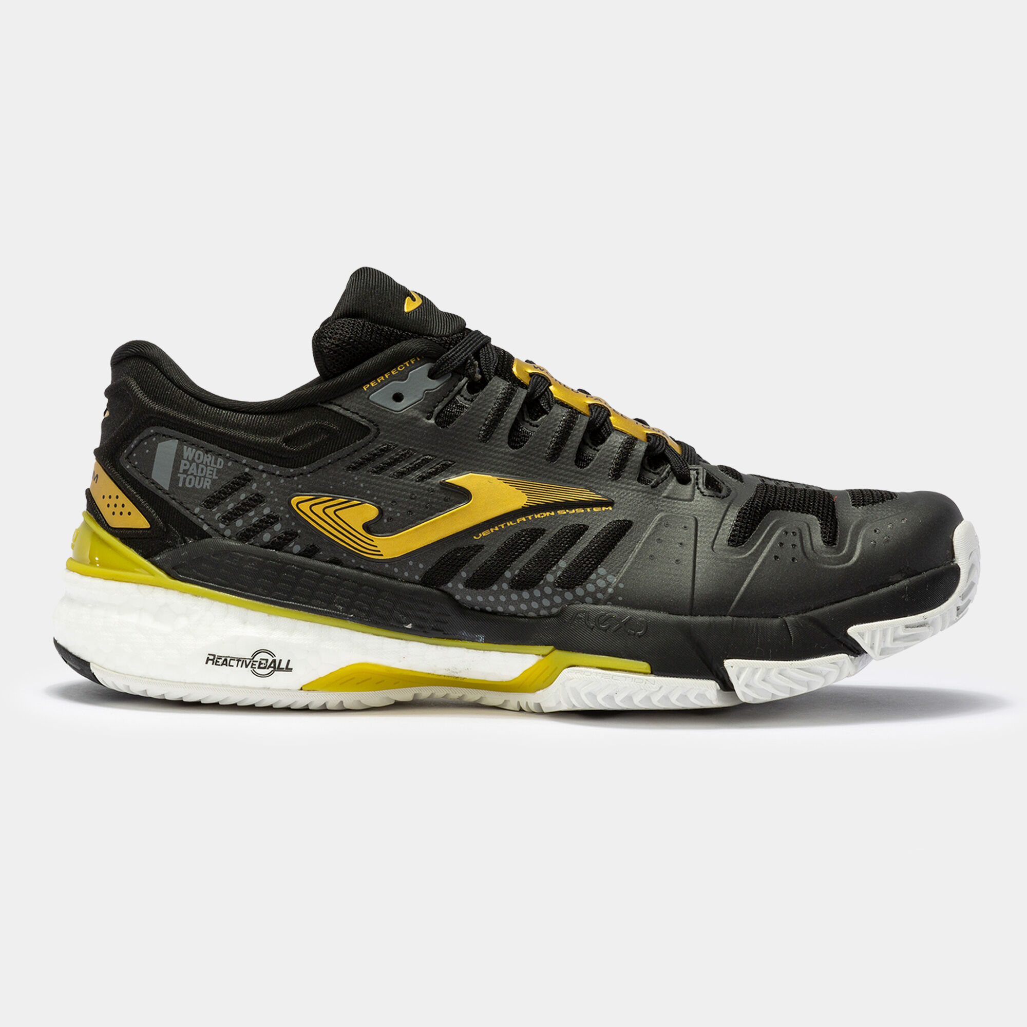 Scarpe Slam 22 argilla uomo nero oro