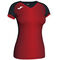 Camiseta manga corta mujer Supernova negro rojo