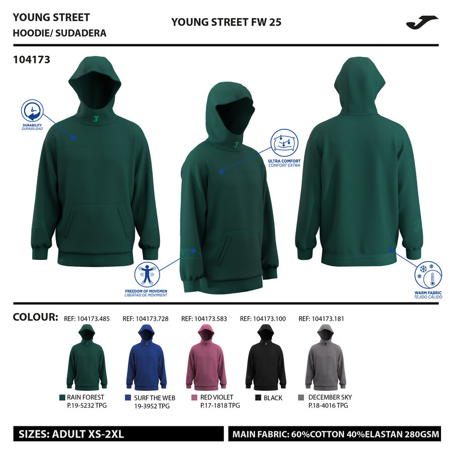 SUDADERA CON CAPUCHA U-TRIBE