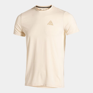 Shirt short sleeve man Indoor Gym beige
