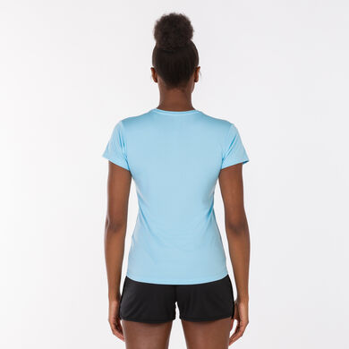 Maglia a manica corta donna Combi celeste