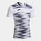 T-shirt manga curta homem Performance branco preto